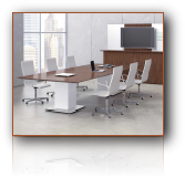 0075 - Conference Room Furniture - Sit / Stand Conference Table